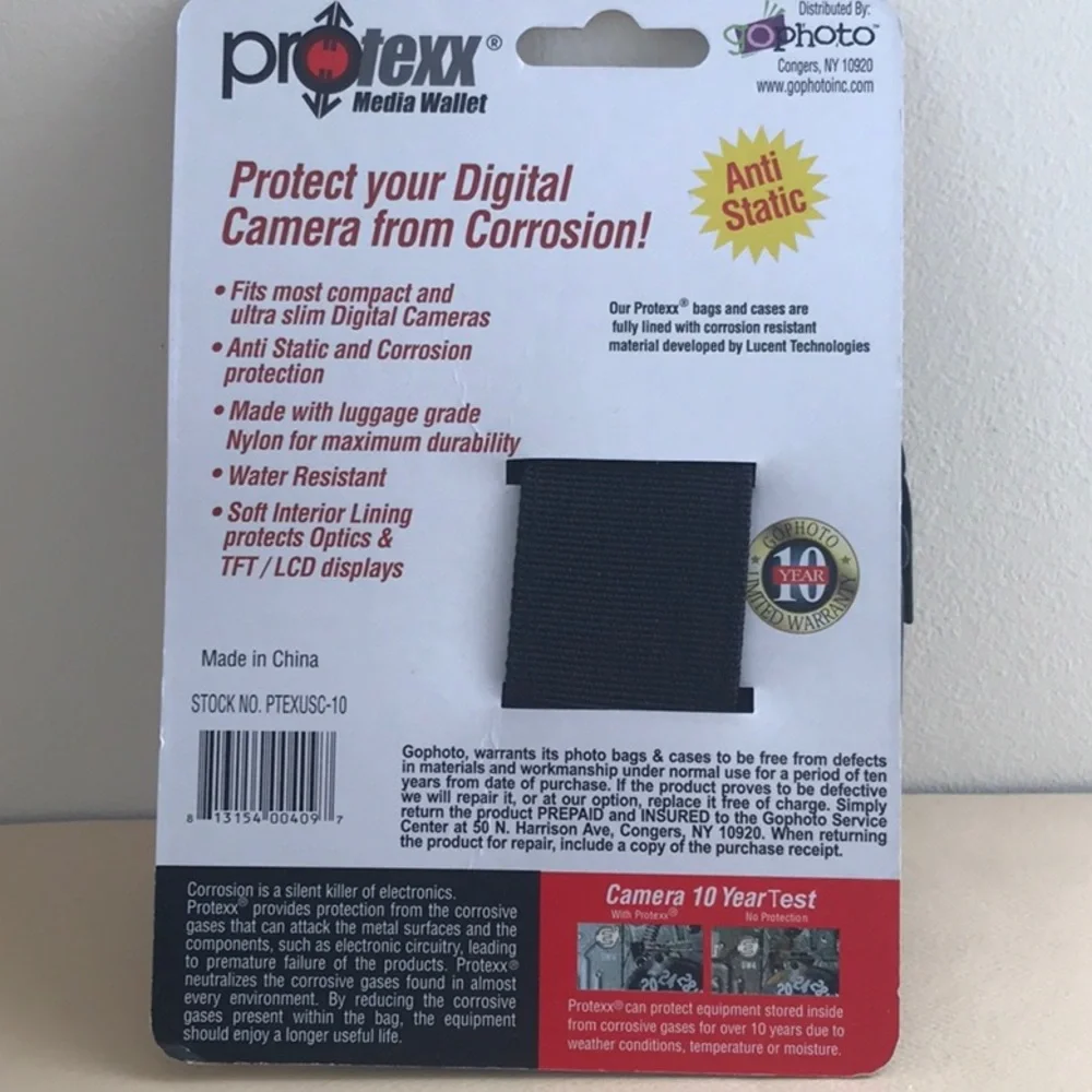 Protexx Gostyle Digital Case USB, cards, uses hook and loop for belt attach